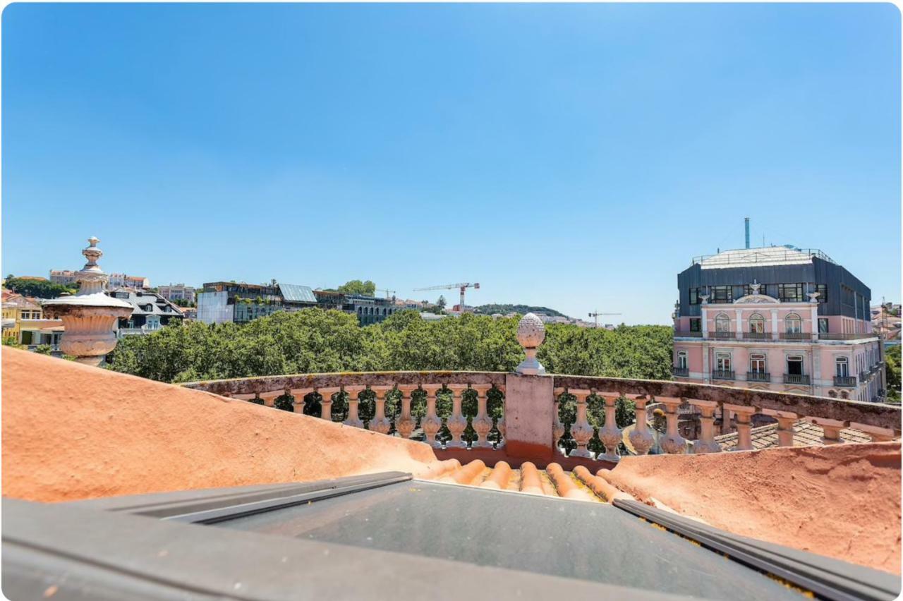 Charming Central Sunny Penthouse Lisboa Exteriör bild